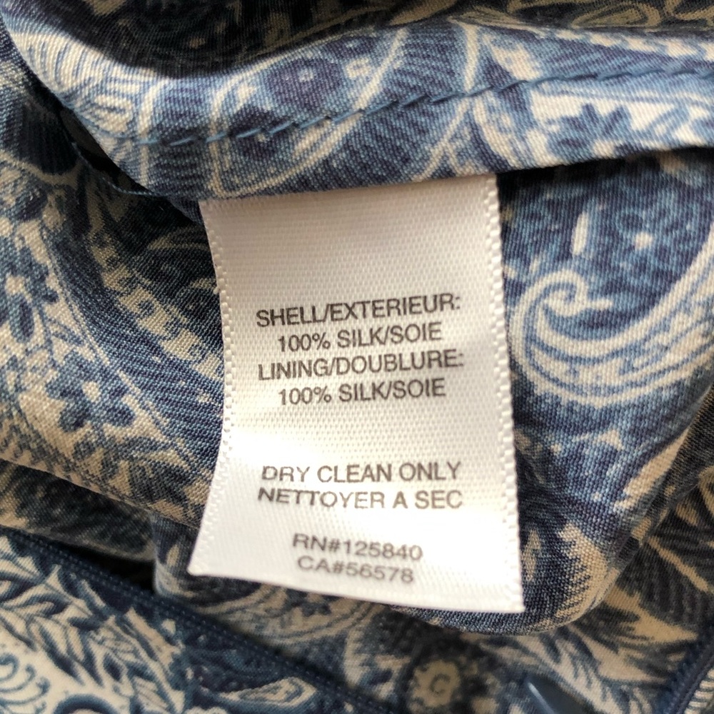 Intermix Blue Paisley Backless Romper - Picture 8 of 9